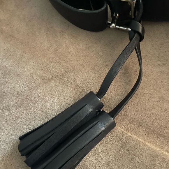 COACH Legacy Duffle in Small Signature Canvas Black Sholder Bag #25380Excellent - Picture 8 of 13